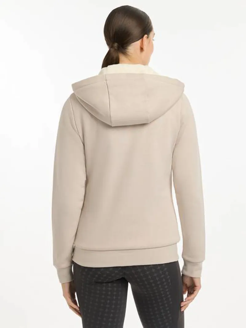 LeMieux Leia Lined Hoodie Ladies in Stone-3