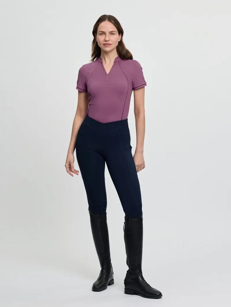 LeMieux Lisa Mesh Base Layer Ladies in Mallow-1