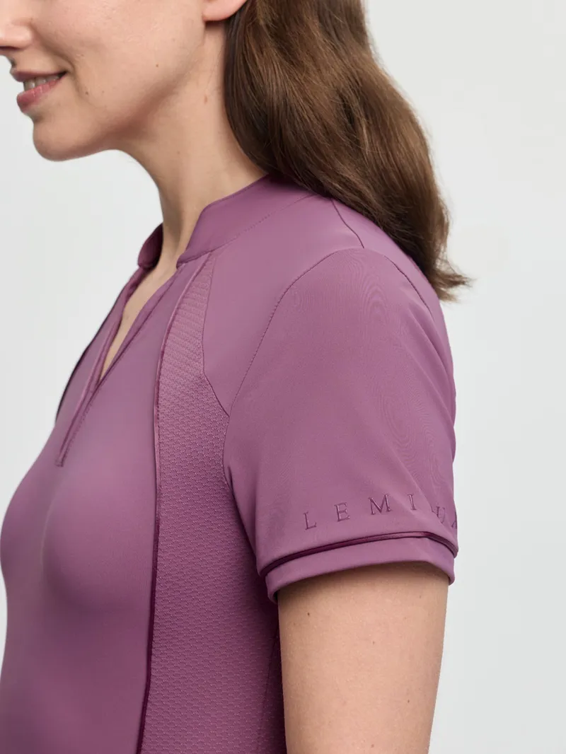 LeMieux Lisa Mesh Base Layer Ladies in Mallow-3