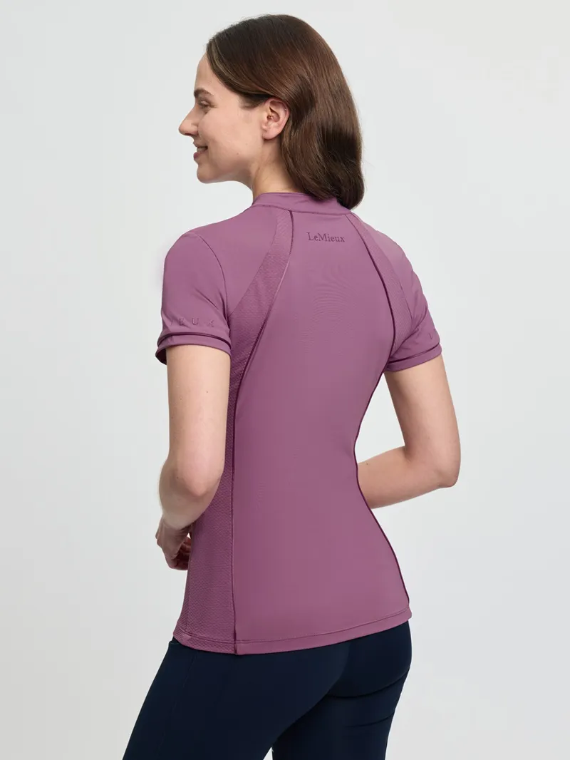 LeMieux Lisa Mesh Base Layer Ladies in Mallow-6