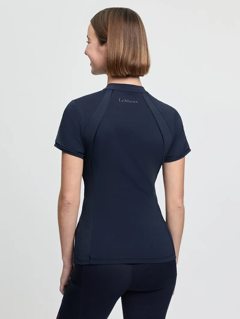 LeMieux Lisa Mesh Base Layer Ladies in Navy-4