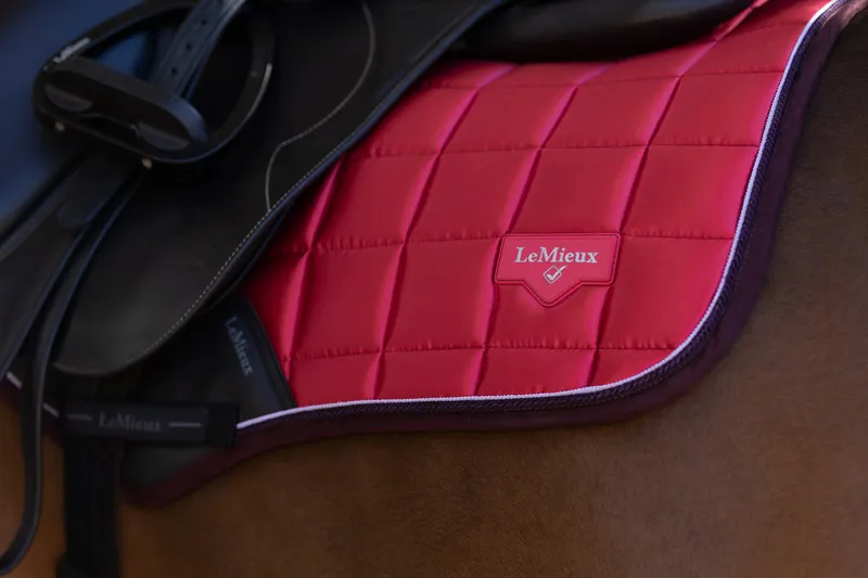 LeMieux Loire Classic Close Contact Square in Cranberry-3