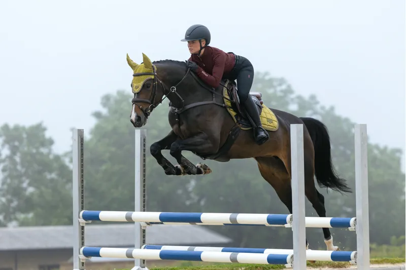 LeMieux Loire Classic Close Contact Saddle Pad in Gooseberry-3