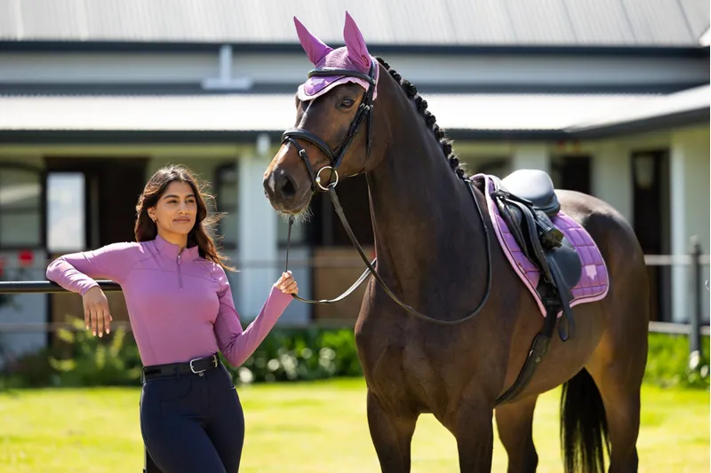 LeMieux Loire Classic Close Contact Square in Mallow-2