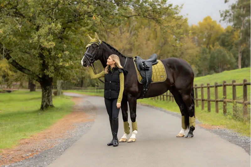 LeMieux Loire Classic Dressage Square in Gooseberry-2