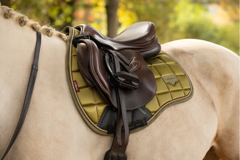 LeMieux Loire Classic GP Saddle Pad in Gooseberry-4