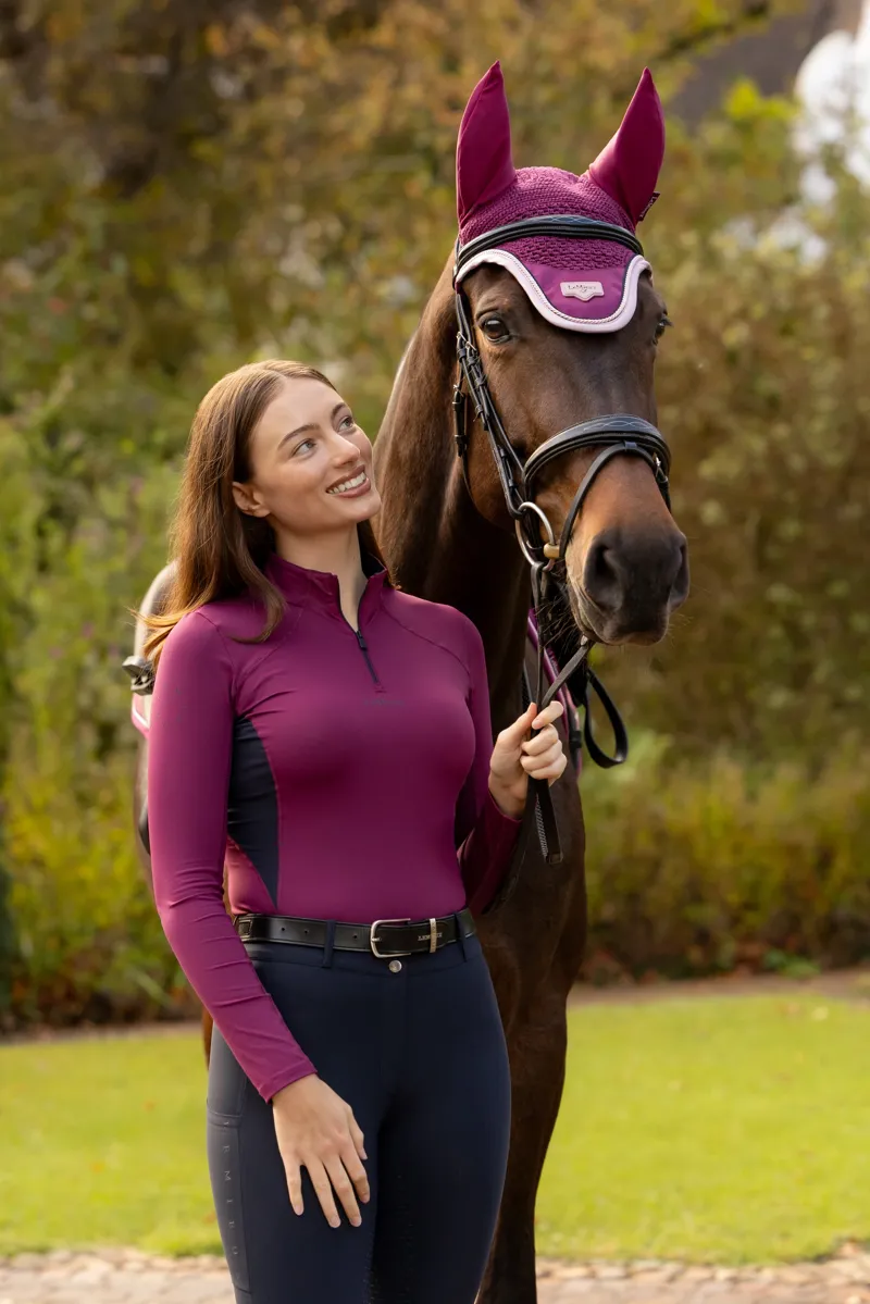 LeMieux Loire Fly Hood in Blackberry-1