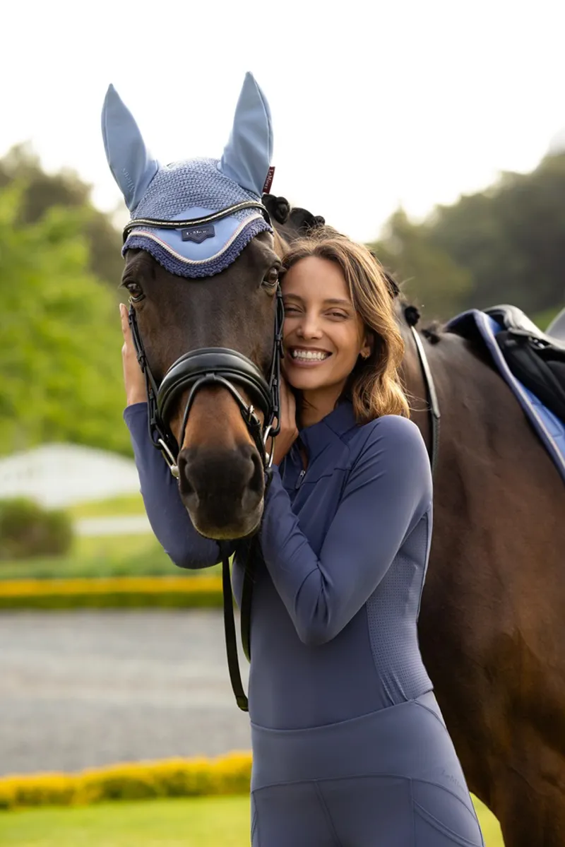 LeMieux Loire Fly Hood in Powder Blue-1