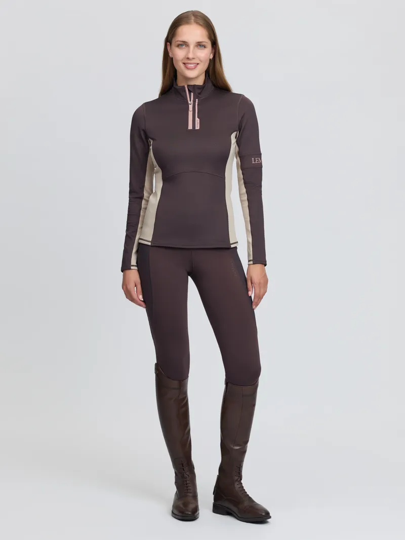 LeMieux Matilda Mid Layer Ladies in Cocoa-6