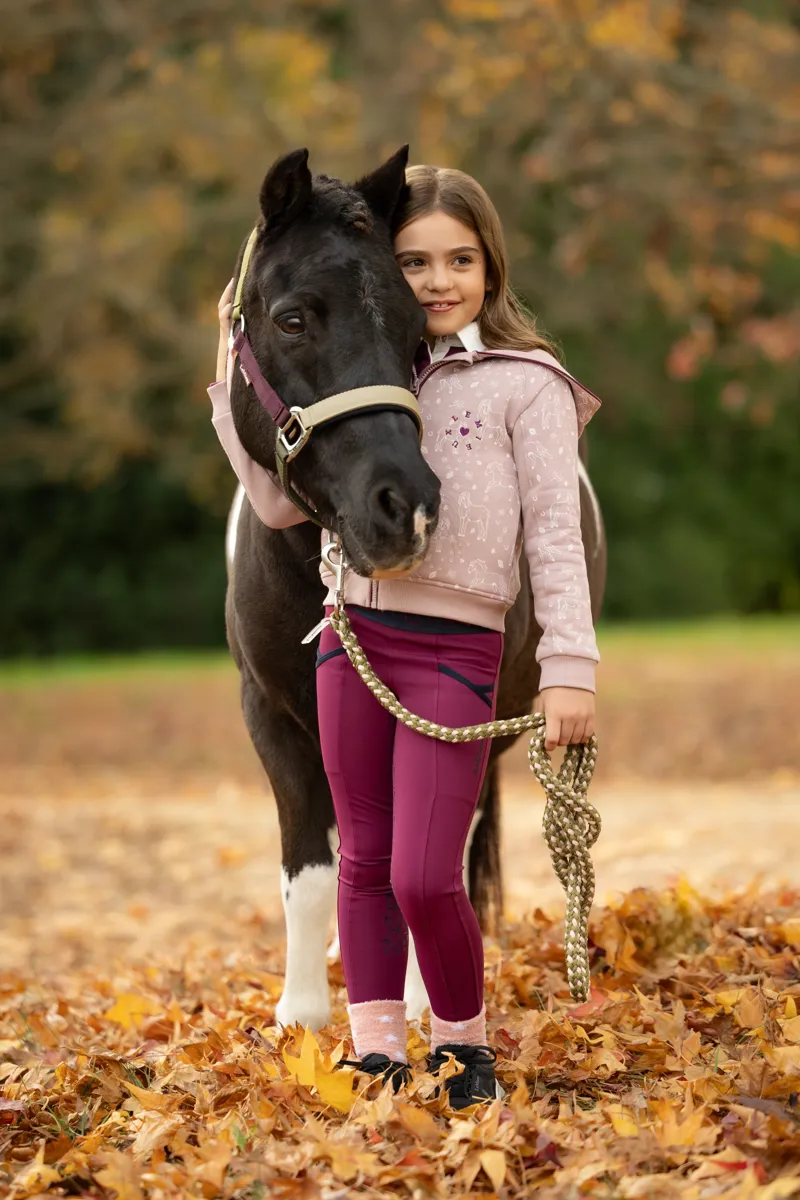 LeMieux Medley Headcollar in Gooseberry and Pear and Petal-2