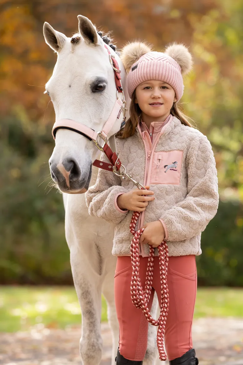 LeMieux Medley Headcollar in Spiced Earth and Petal and Aloe-2