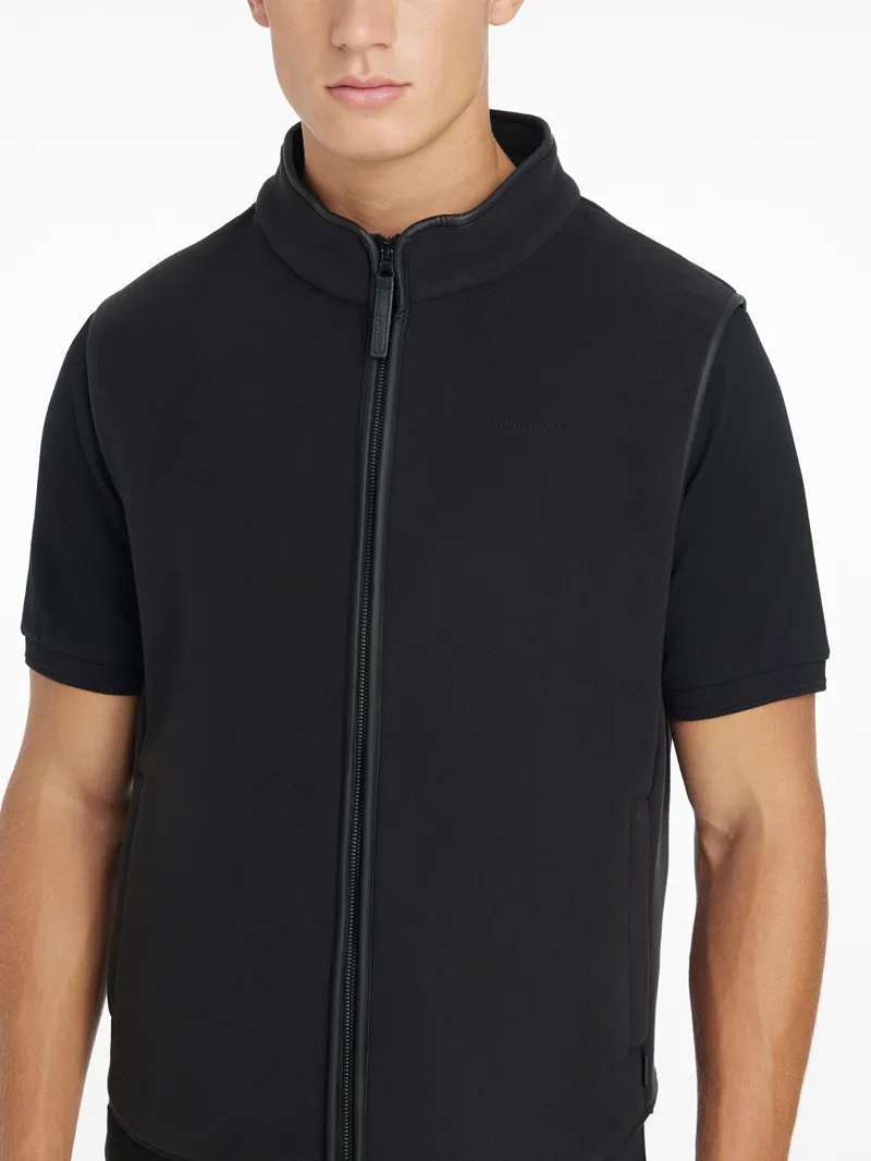 LeMieux Fleece Gilet Mens in Black-3