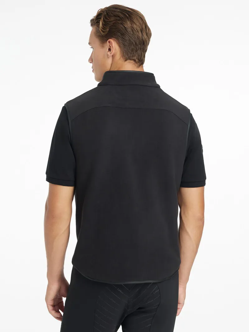 LeMieux Fleece Gilet Mens in Black-1