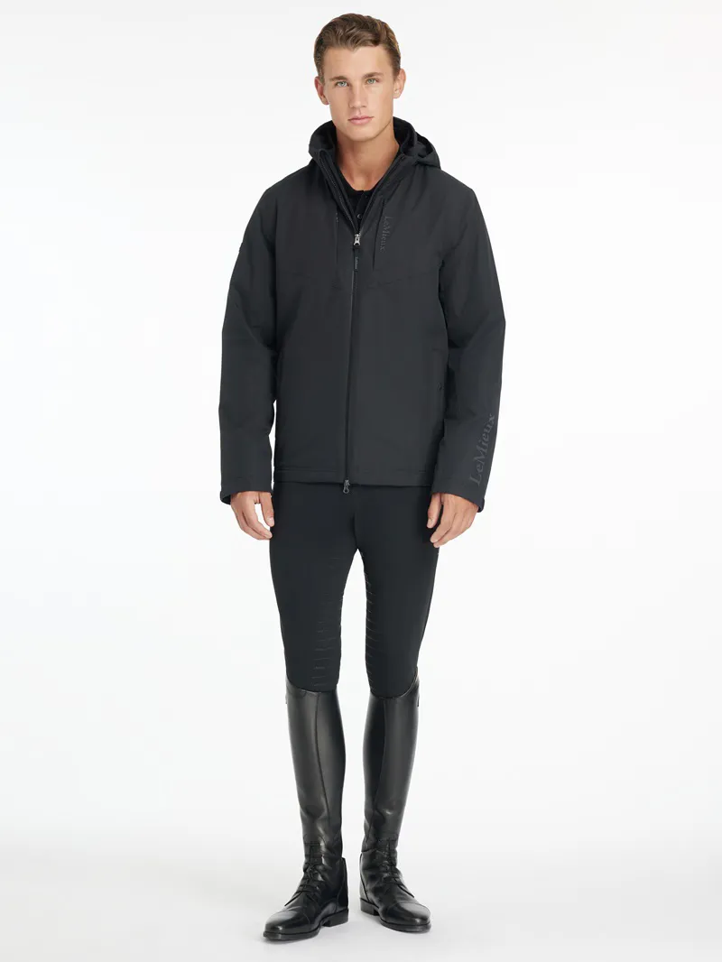 LeMieux Waterproof Team Jacket Mens in Black-2