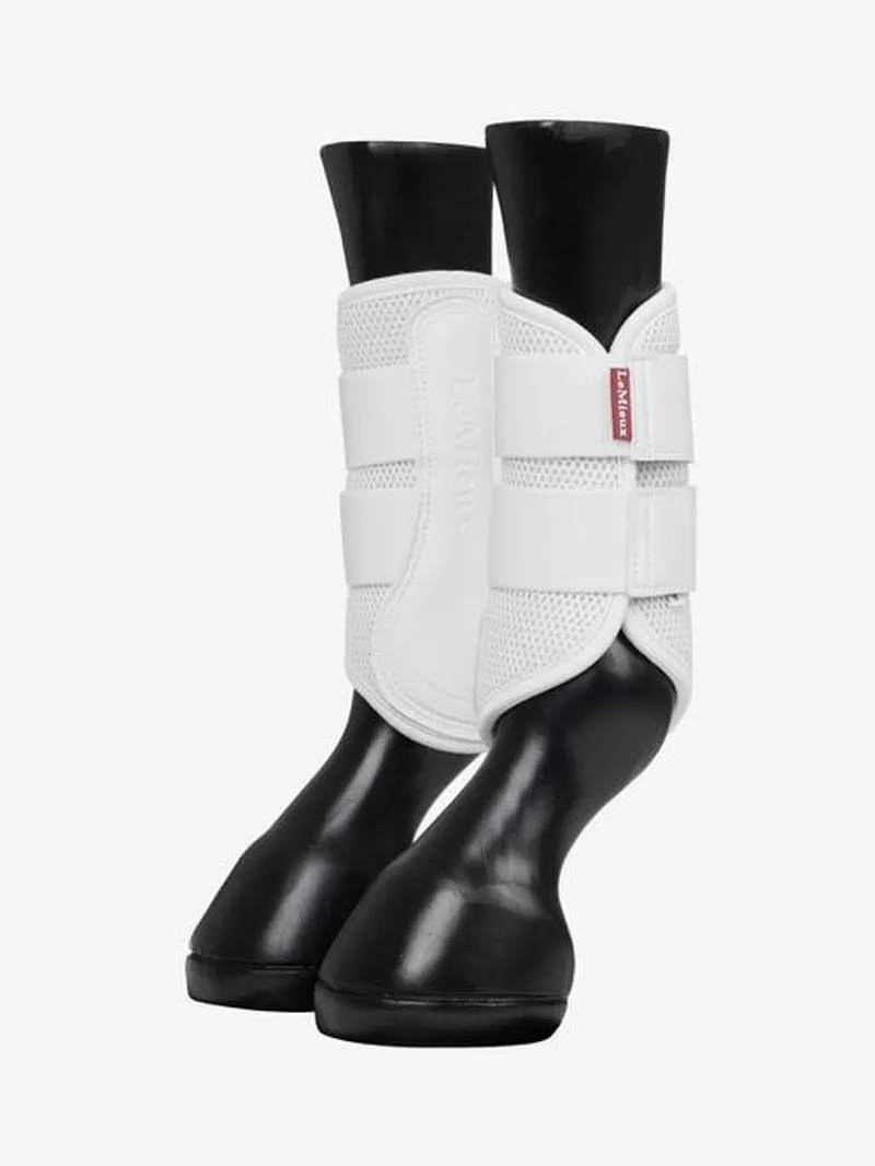 LeMieux Mesh Brushing Boots in White