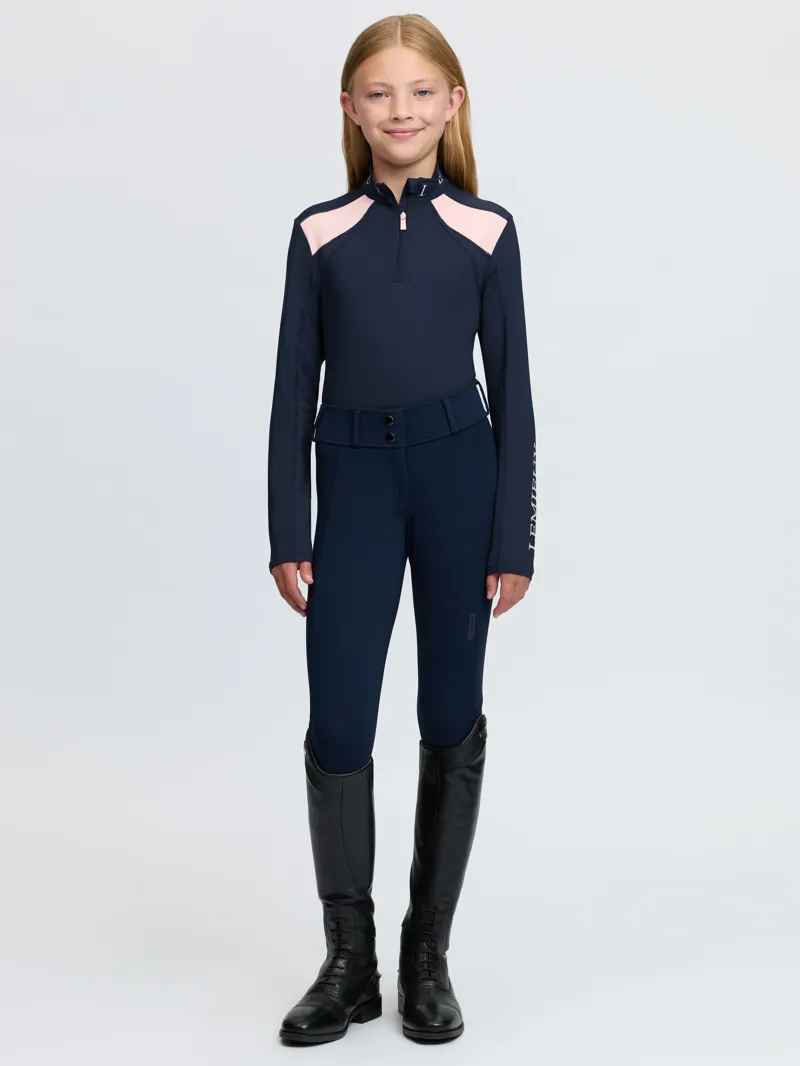 LeMieux Mia Mesh Base Layer Young Rider in Navy-3