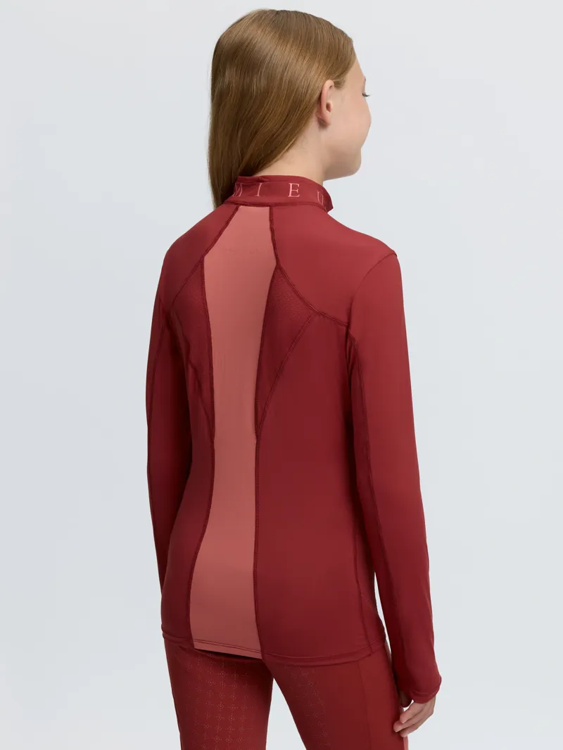 LeMieux Mia Mesh Base Layer Young Rider in Russet-2