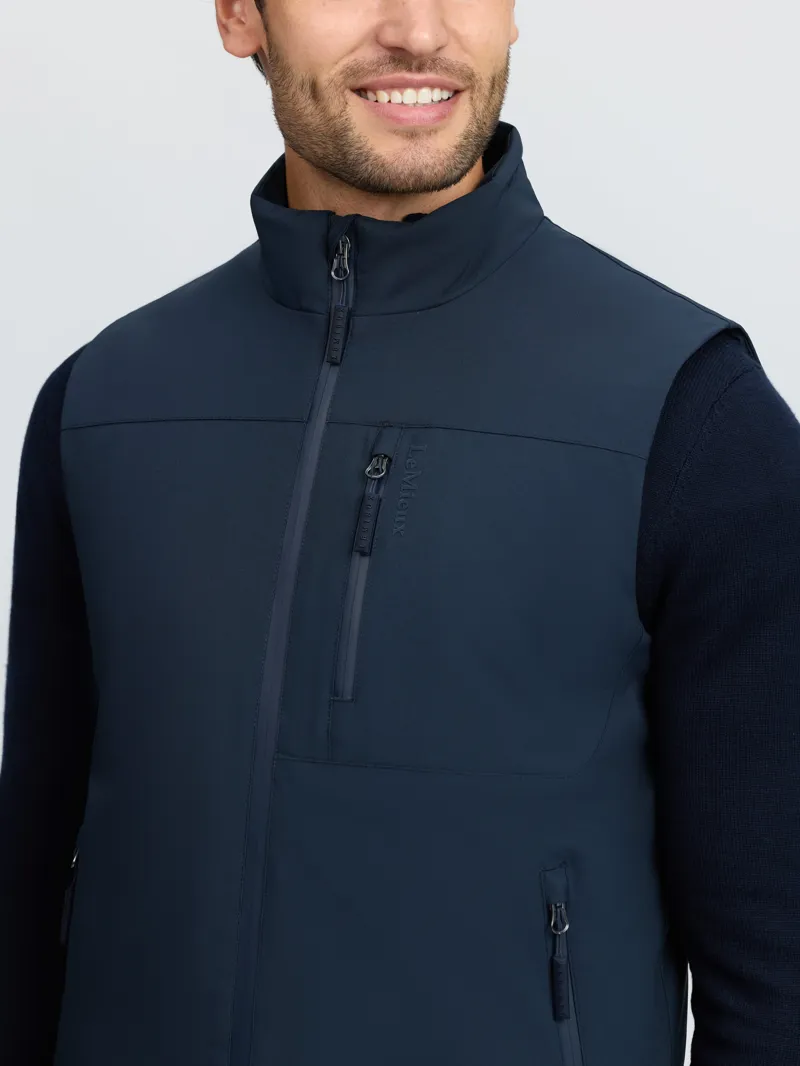 LeMieux Midweight Insulated Gilet Mens in Navy-3