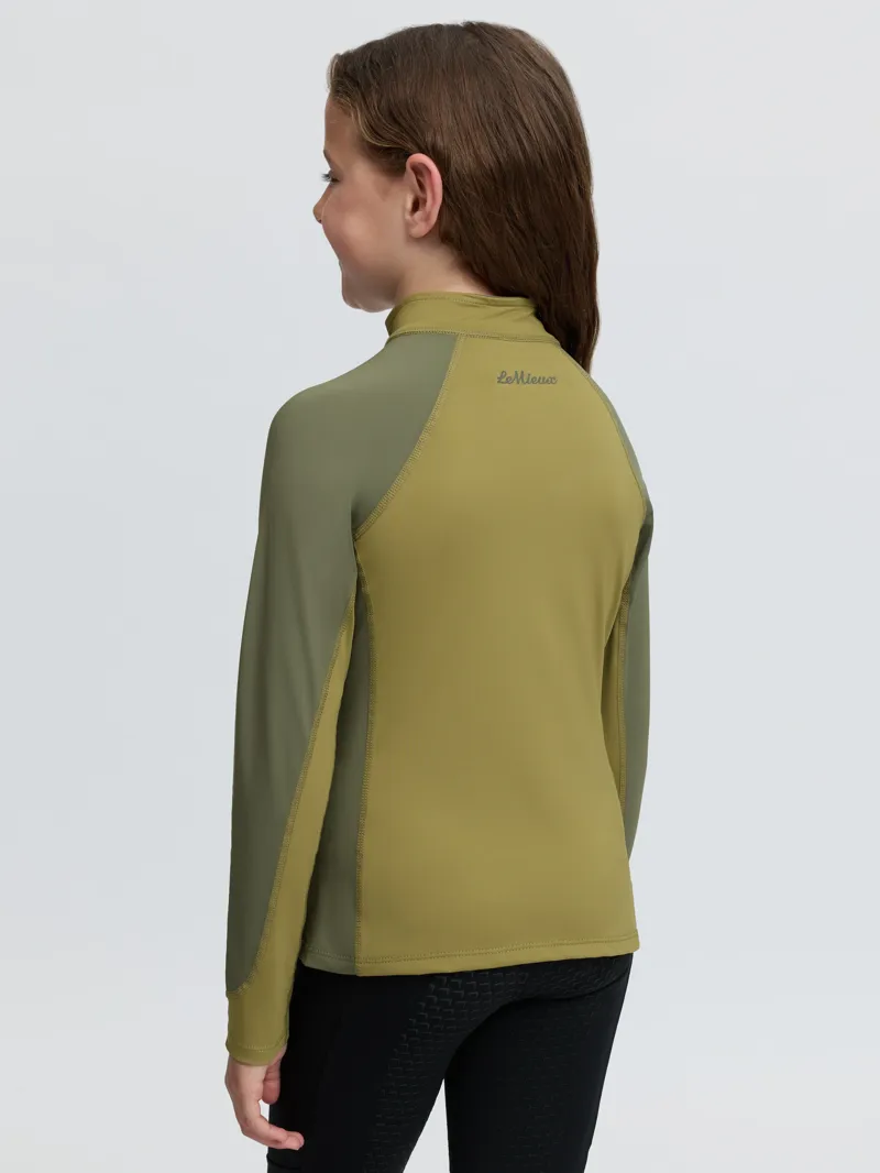 LeMieux Mini Base Layer in Gooseberry and Willow-4