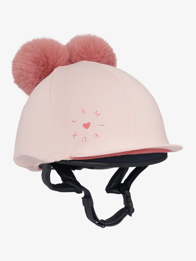 LeMieux Mini Double Pom Hat Silk in Petal