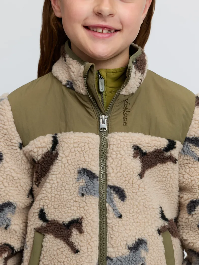 LeMieux Mini Theo Pony Fleece in Willow Green-4