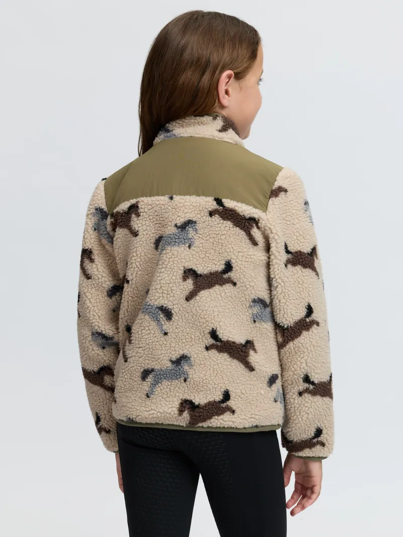 LeMieux Mini Theo Pony Fleece in Willow Green-1