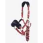 LeMieux Mini Vogue Headcollar Set in Cranberry and Navy