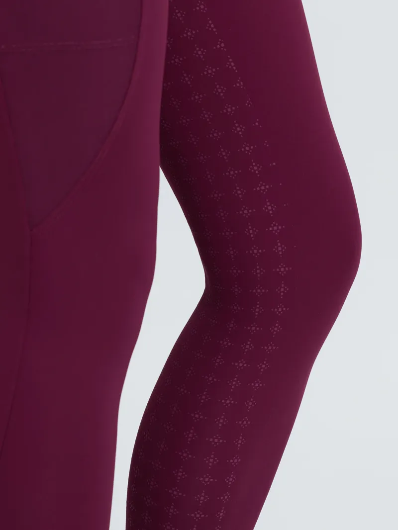 LeMieux Naomi Pull On Breeches Ladies in Blackberry-3
