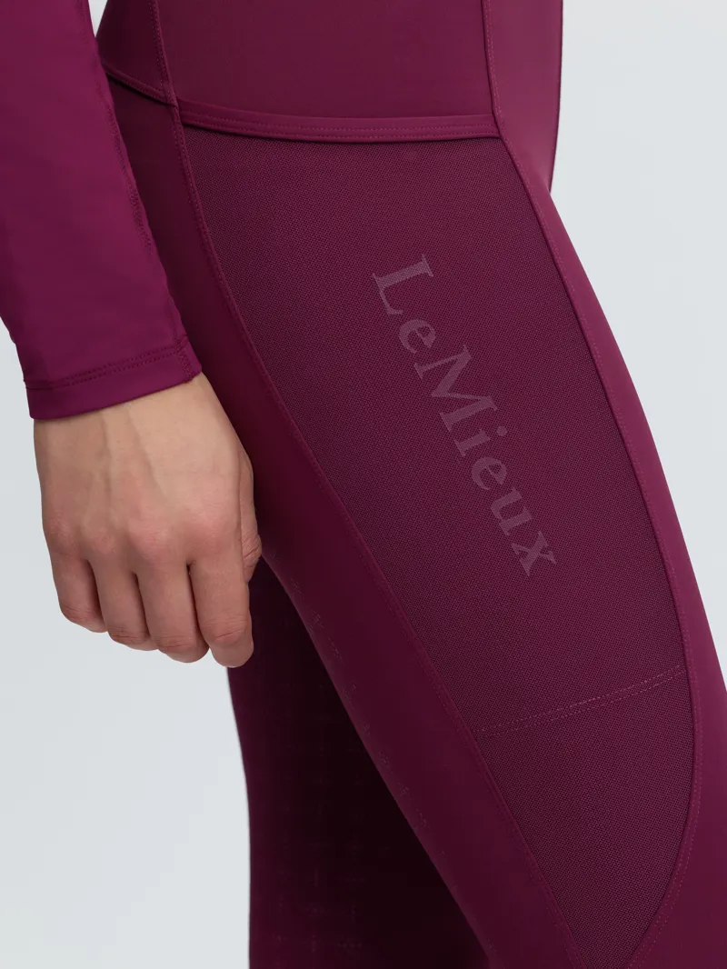 LeMieux Naomi Pull On Breeches Ladies in Blackberry-8