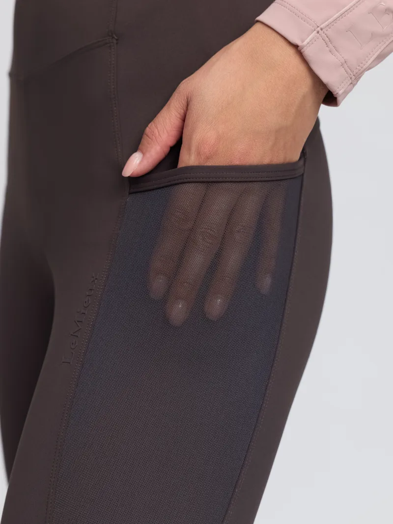 LeMieux Naomi Pull On Breeches Ladies in Cocoa-5