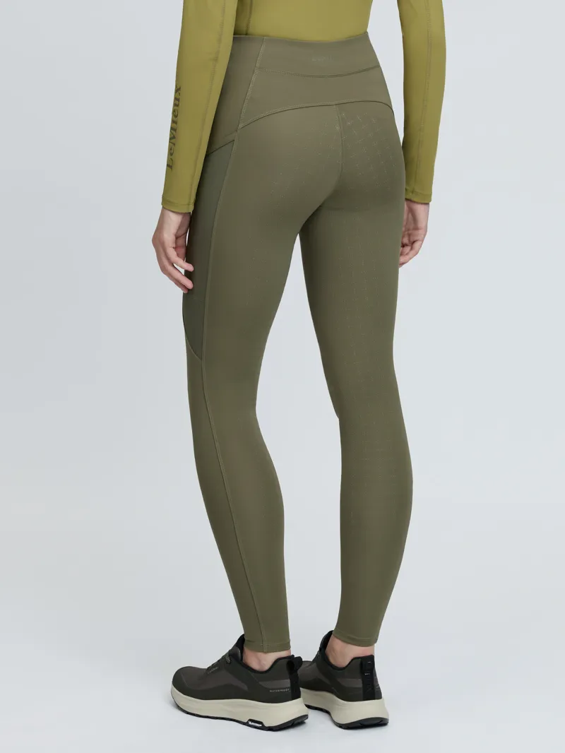 LeMieux Naomi Pull On Breeches Ladies in Willow Green-8
