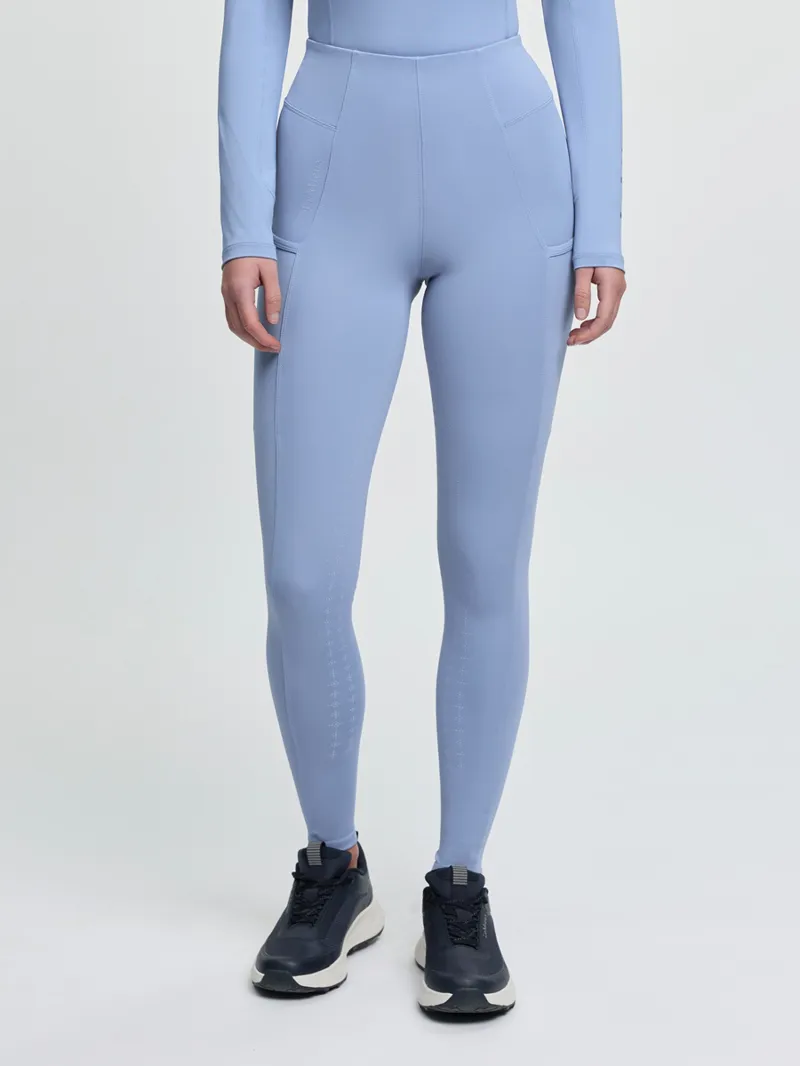 LeMieux Naomi Pull On Breeches Ladies in Powder Blue-1