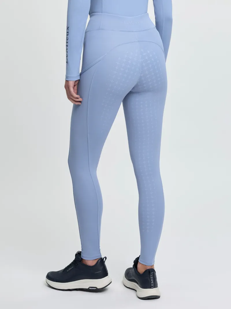 LeMieux Naomi Pull On Breeches Ladies in Powder Blue-4
