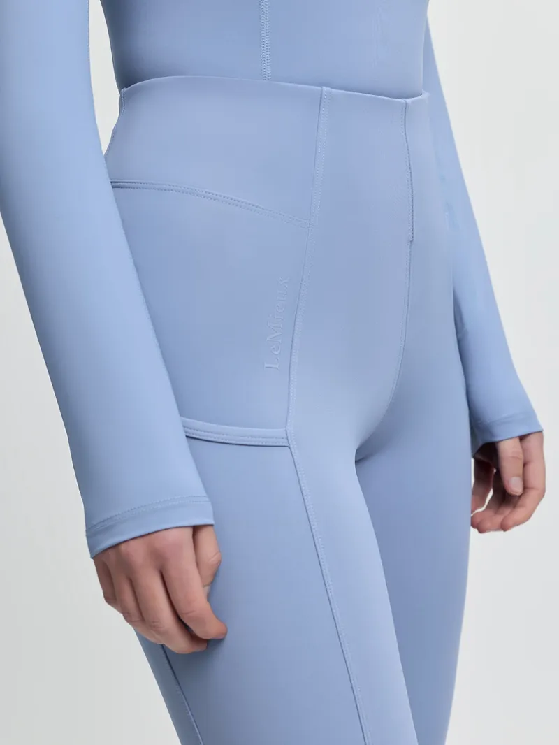 LeMieux Naomi Pull On Breeches Ladies in Powder Blue-2