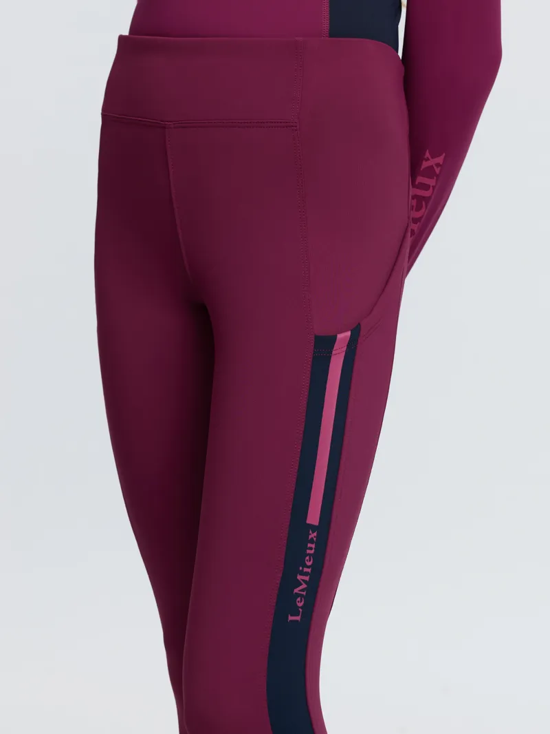 LeMieux Orla Young Rider Pull Ons in Blackberry-1