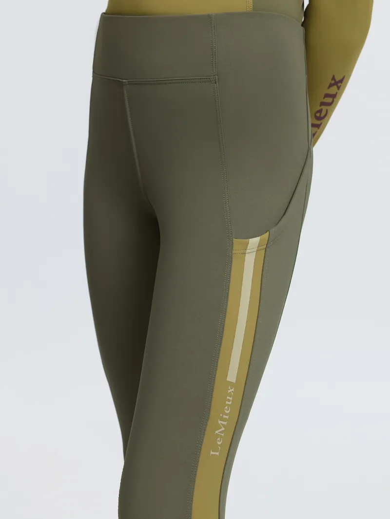 LeMieux Orla Young Rider Pull Ons in Willow Green-2