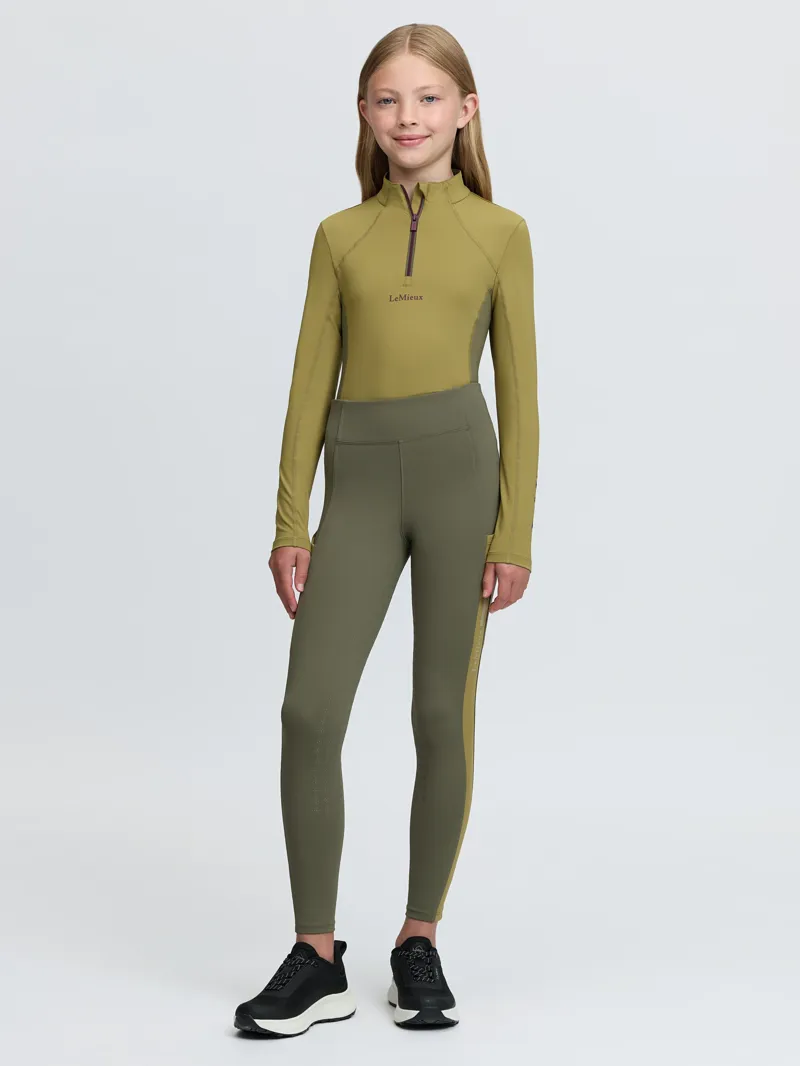 LeMieux Orla Young Rider Pull Ons in Willow Green