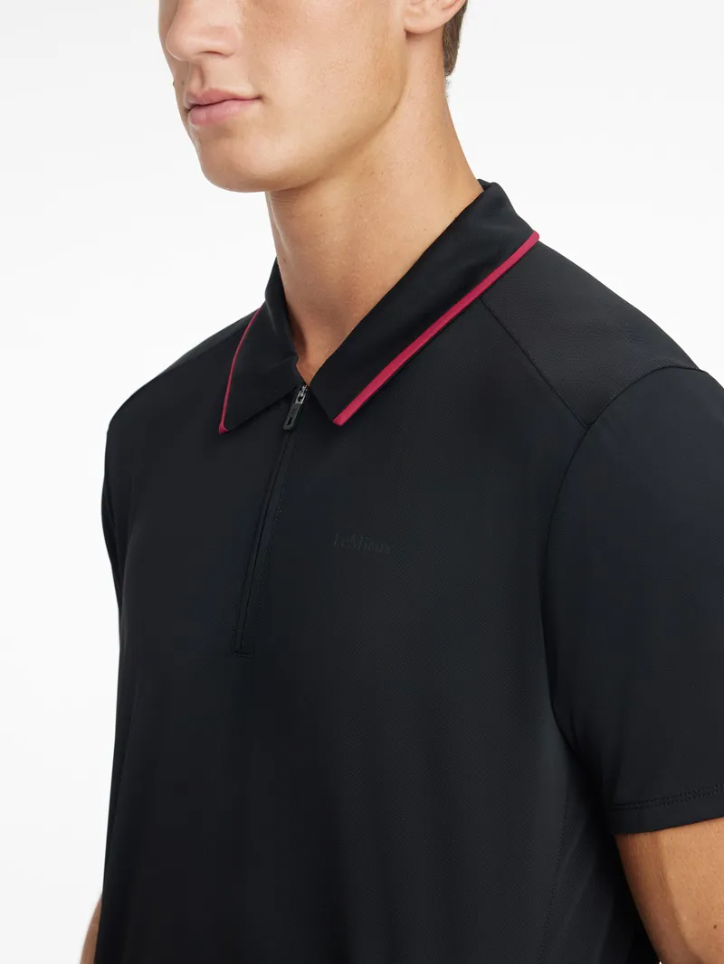 LeMieux Performance Polo Mens in Black-1