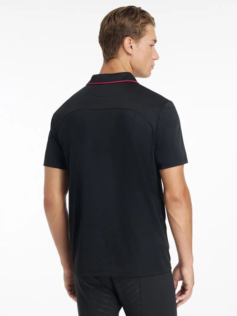 LeMieux Performance Polo Mens in Black-3