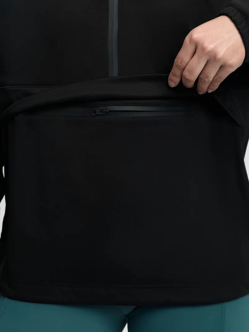 LeMieux Perri Half Zip Waterproof Jacket Ladies in Black-3