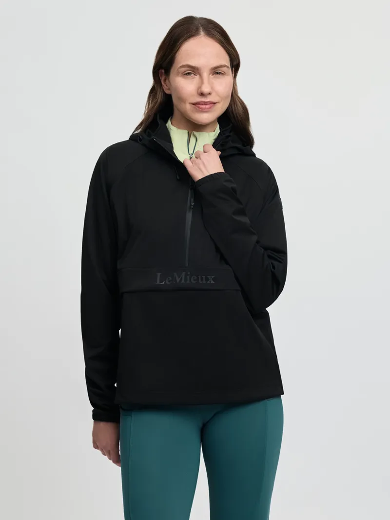 LeMieux Perri Half Zip Waterproof Jacket Ladies in Black-8