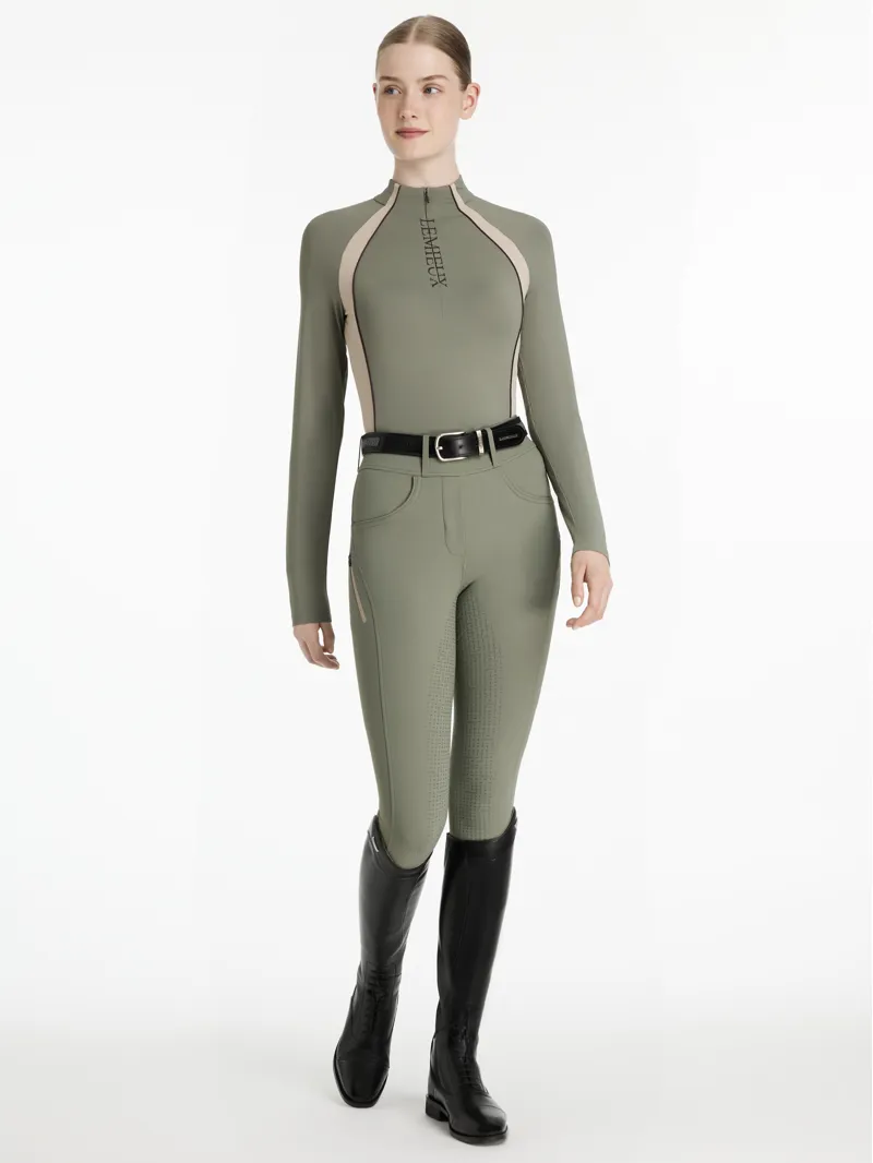 LeMieux Philippa Mesh Base Layer Ladies in Rosemary-3