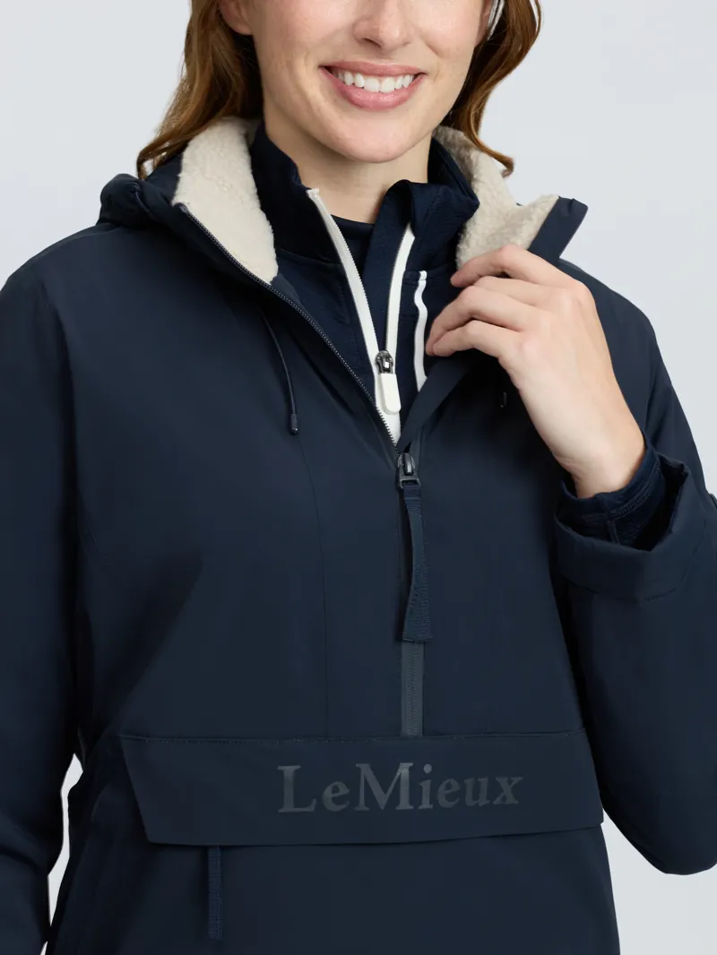 LeMieux Phoebe Half Zip Waterproof Anorak Ladies in Navy-3