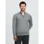 LeMieux Quarter Zip Knit Mens in Grey