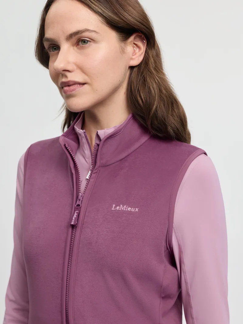 LeMieux Roberta Fleece Gilet Ladies in Mallow-4