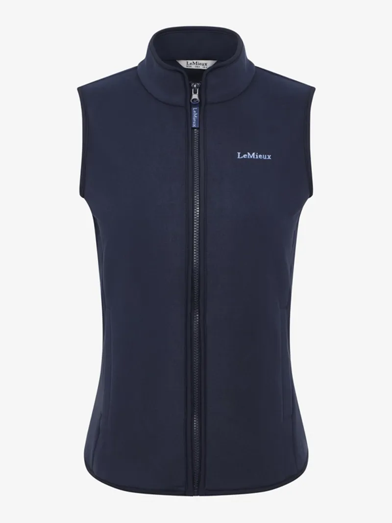 LeMieux Roberta Fleece Gilet Ladies in Navy