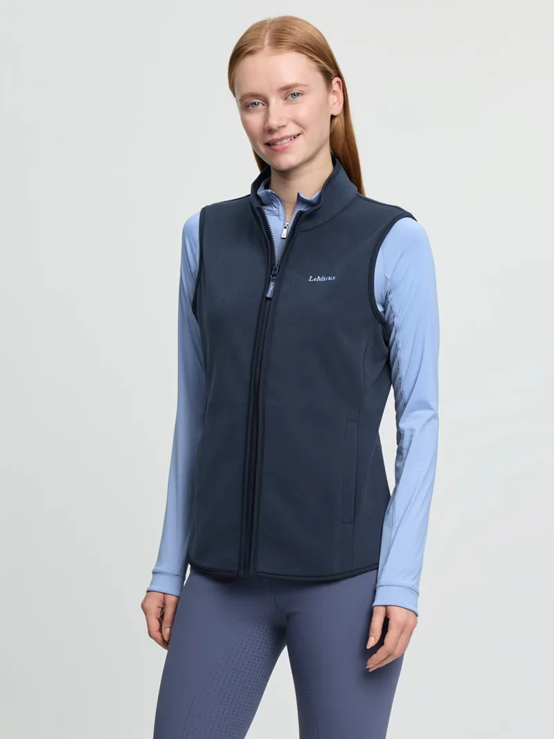 LeMieux Roberta Fleece Gilet Ladies in Navy-1