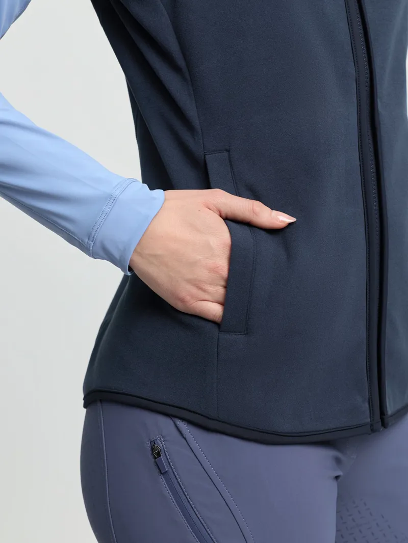 LeMieux Roberta Fleece Gilet Ladies in Navy-3