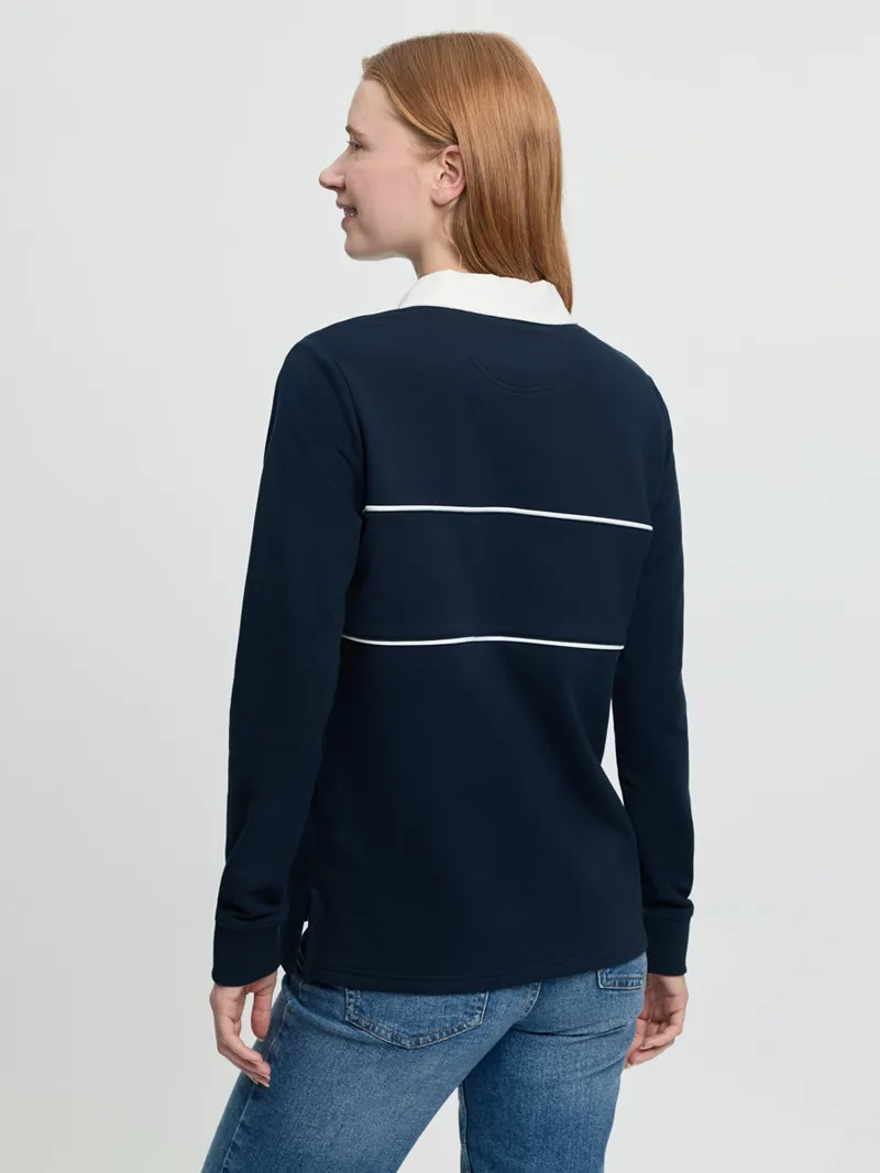 LeMieux Rochelle Rugby Shirt Ladies in Navy-2