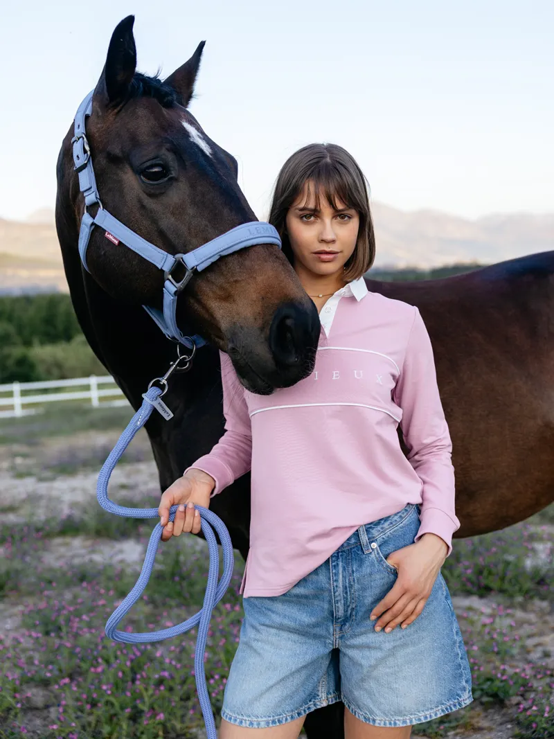 LeMieux Rochelle Rugby Shirt Ladies in Fondant-6